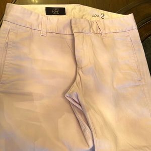 J.Crew Scout size 2 light purple straight pants ladies